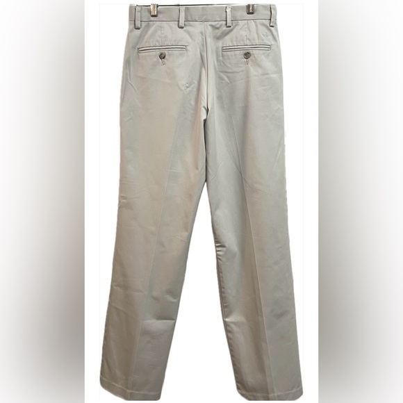 Dockers D 2 sz 32 W x 34 Inseam Stone Khaki twill pants 99% cotton - Picture 2 of 9